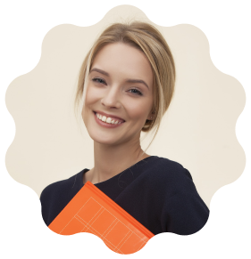 A smiling lady